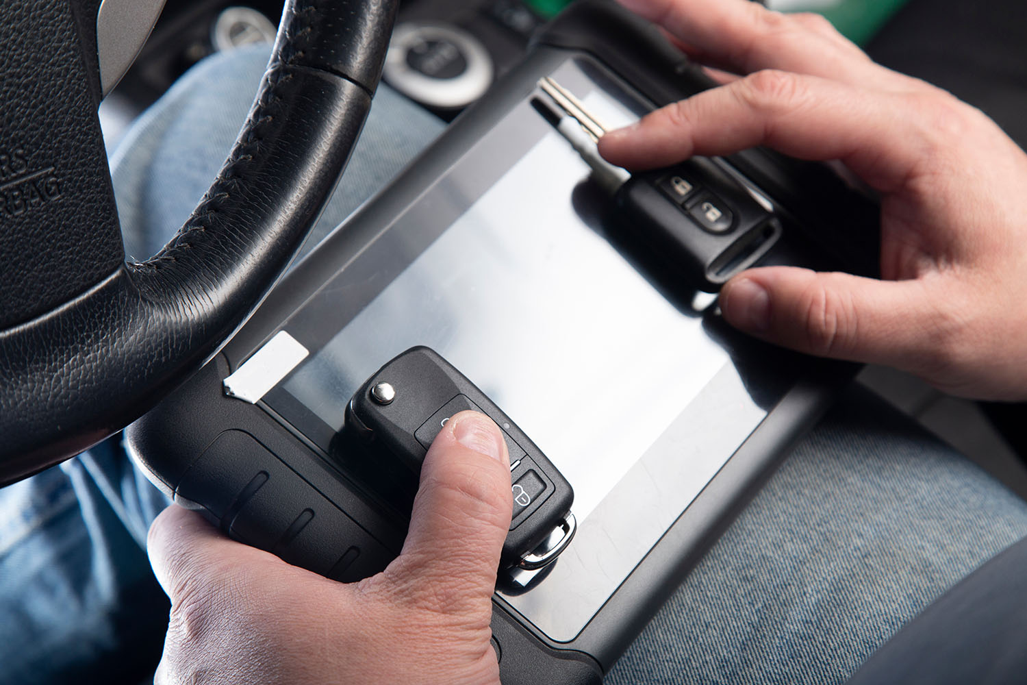 ECU reprogramming after lost or stolen keys