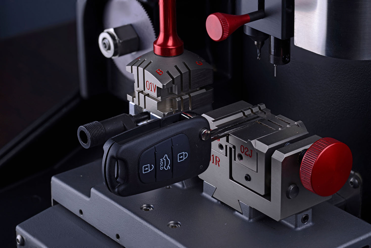Spare key cutting and programming